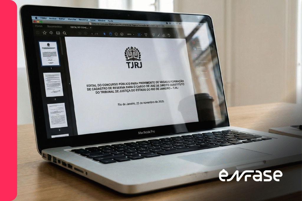 Análise do edital para Juiz de Direito do TJRJ 2025
