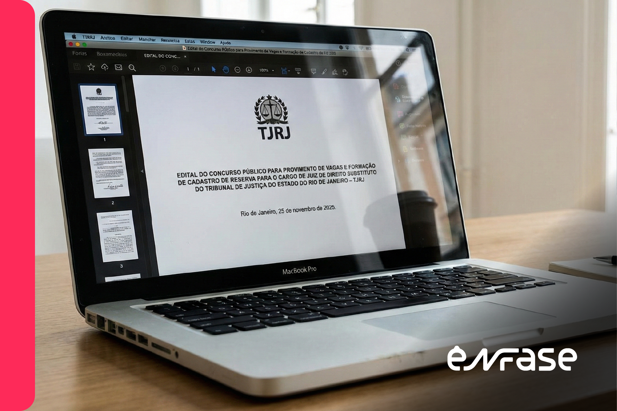 Análise do edital para Juiz de Direito do TJRJ 2025