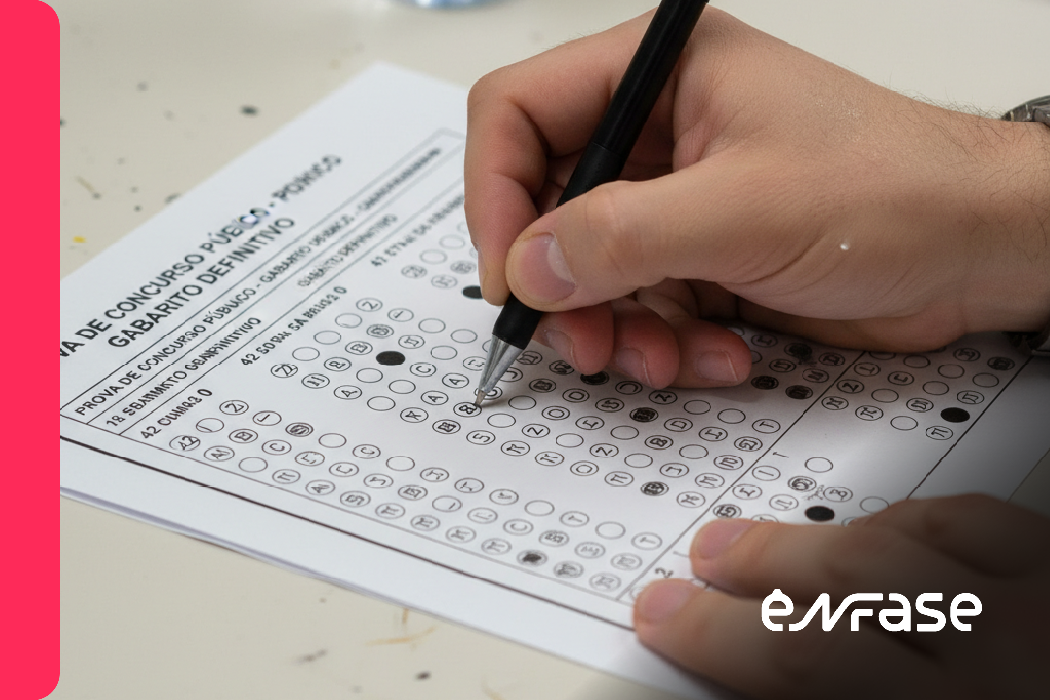 Gestão estratégica do tempo e da ordem da prova